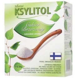 KSYLITOL KRYSTALICZNY 500 g - SANTINI (FINLANDIA)