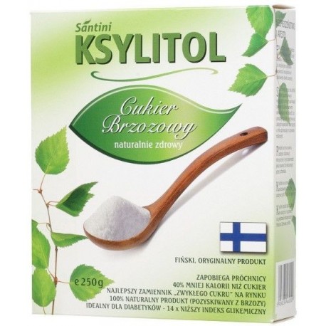 KSYLITOL KRYSTALICZNY 250 g - SANTINI (FINLANDIA)