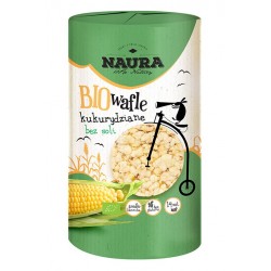 WAFLE KUKURYDZIANE 100 G BIO BEZ SOLI - NATURA