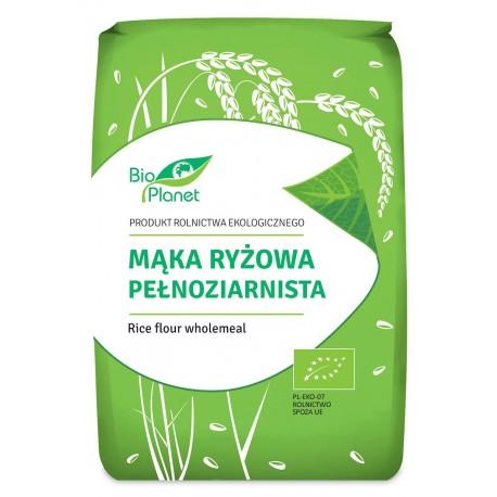 MĄKA RYŻOWA PEŁNOZIARNISTA BIO 1 kg - BIO PLANET