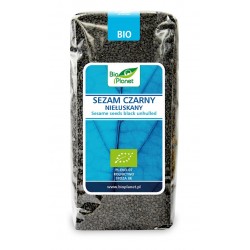 SEZAM CZARNY NIEŁUSKANY BIO 500 g - BIO PLANET