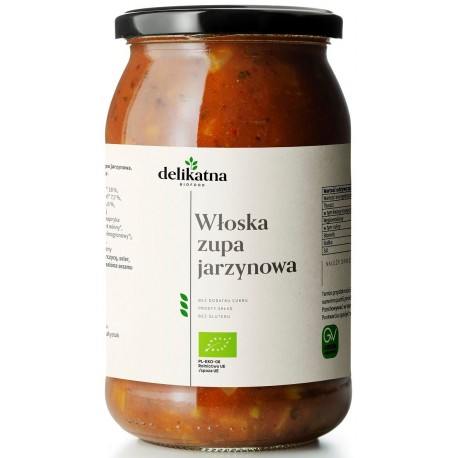 ZUPA WŁOSKA JARZYNOWA BIO 900 ml - DELIKATNA