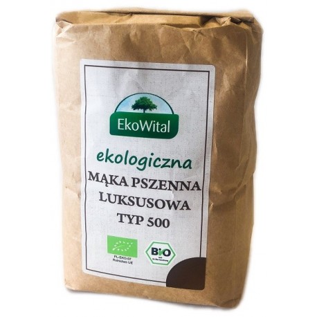 MĄKA PSZENNA TYP 500 BIO 1 KG - EKOWITAL