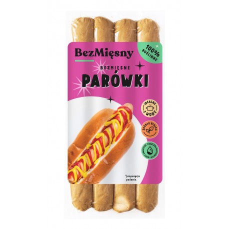 BEZMIĘSNE PARÓWKI 180 g - BEZMIĘSNY