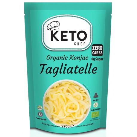 MAKARON KETO (KONJAC TYPU NOODLE TAGLIATELLE) BEZGLUTENOWY BIO 270 g - BETTER THAN FOODS