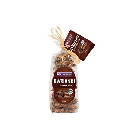 CIASTKA OWSIANKI Z CZEKOLADĄ 175G - NATURAVENA