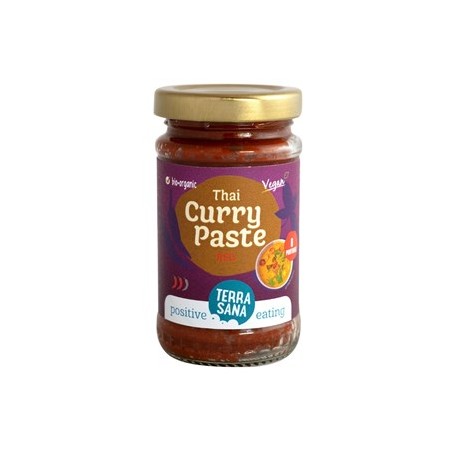 PASTA TAJSKA CZERWONE CURRY BIO 120 g - TERRASANA