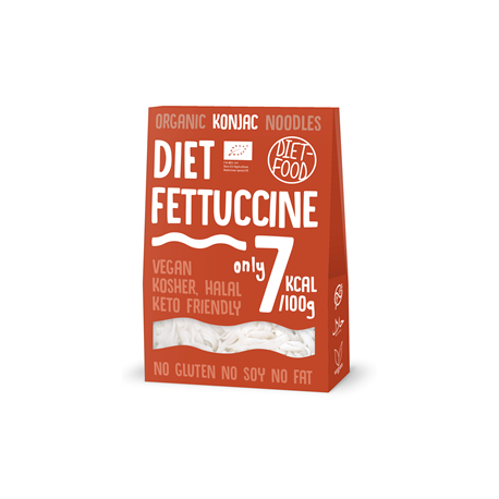 MAKARON (KONJAC) FETTUCCINE BEZGLUTENOWY BIO 385 g (300 g) - DIET-FOOD