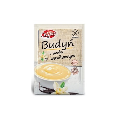 BUDYŃ O SMAKU WANILIOWYM BEZGLUTENOWY 40 g - CELIKO