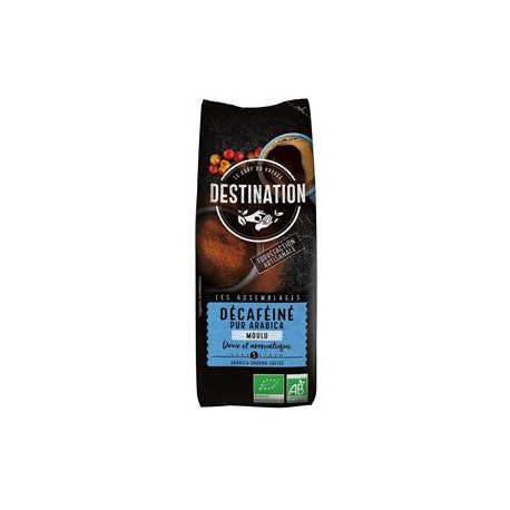 KAWA MIELONA BEZKOFEINOWA ARABICA 100 % BIO 250 g - DESTINATION