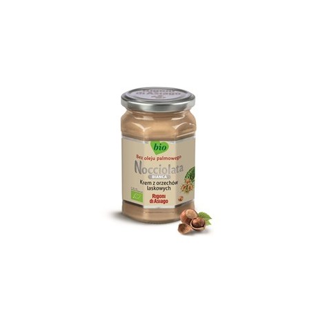 KREM Z ORZECHÓW LASKOWYCH BIAŁY BEZGLUTENOWY BIO 250 g - RIGONI DI ASIAGO (NOCCIOLATA)