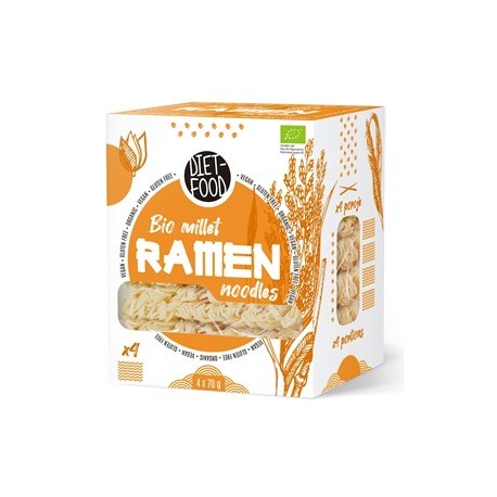 MAKARON (JAGLANY) RAMEN BEZGLUTENOWY BIO 280 g - DIET-FOOD