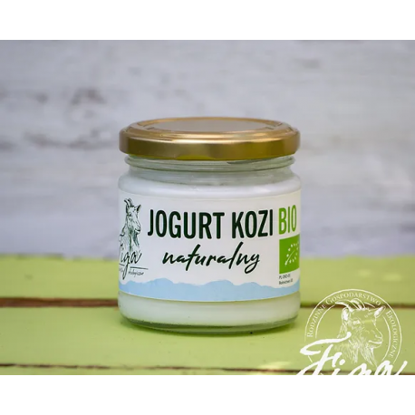 JOGURT KOZI NATURALNY SŁOIK 190 ml - FIGA