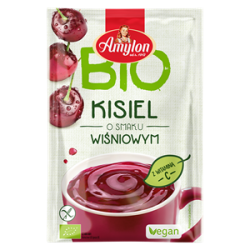 KISIEL O SMAKU WIŚNIOWYM BEZGLUTENOWY BIO 30 g - AMYLON