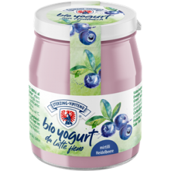 JOGURT BORÓWKOWY Z MLEKA SIENNEGO BEZGLUTENOWY BIO 150 g (SŁOIK) - STERZING-VIPITENO