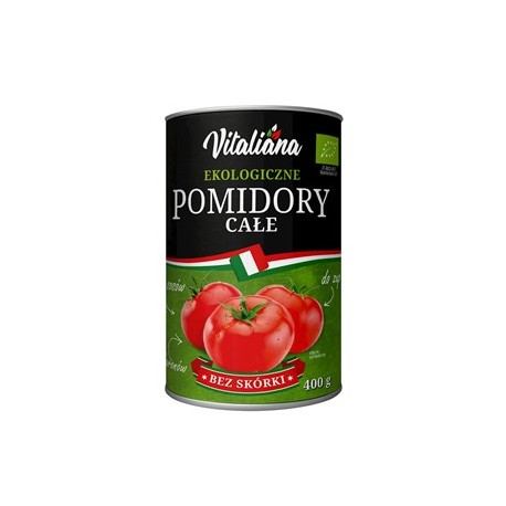 POMIDORY CAŁE BEZ SKÓRKI 400G BIO - NATURAVENA