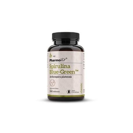 SPIRULINA BLUE-GREEN (250 mg) BEZGLUTENOWA 500 TABLETEK - PHARMOVIT (CLASSIC)