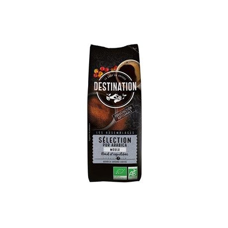 KAWA MIELONA ARABICA 100 % SELECTION BIO 250 g - DESTINATION