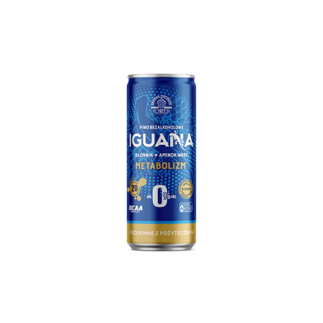 PIWO BEZALKOHOLOWE IGUANA METABOLIZM 330 ml - BROWAR PIOTRKÓW