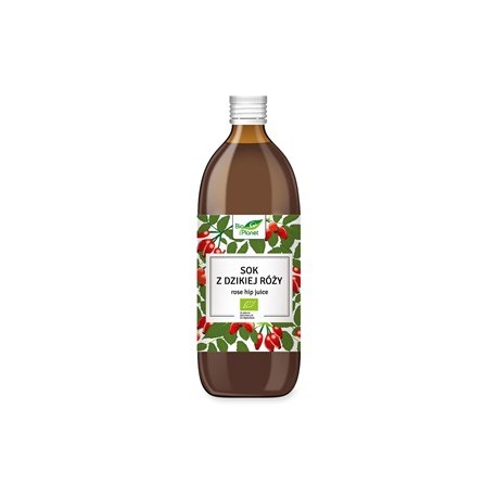 SOK Z DZIKIEJ RÓŻY BIO 500 ml - BIO PLANET