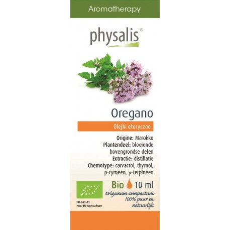 ORGANIC OREGANO ESSENTIAL OIL 10 ml - PHYSALIS