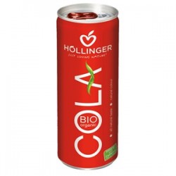 NAPÓJ COLA BEZKOFEINOWY BIO 250 ml (PUSZKA) - HOLLINGER