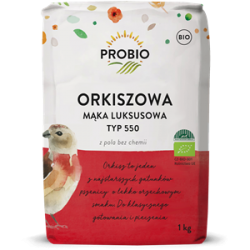MĄKA ORKISZOWA LUKSUSOWA TYP 550 BIO 1 kg - PROBIO