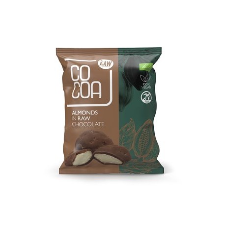 MIGDAŁY W SUROWEJ CZEKOLADZIE BIO 70 g - COCOA