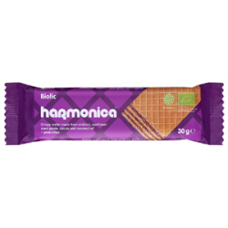 WAFELEK Z SAMOPSZY Z KREMEM MLECZNO - KAKAOWYM Z PROBIOTYKAMI BIO 30 g - HARMONICA