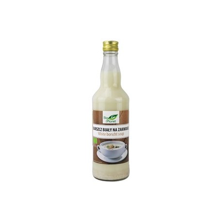 BARSZCZ BIAŁY NA ZAKWASIE NIEPASTERYZOWANY BIO 500 ml - BIO PLANET