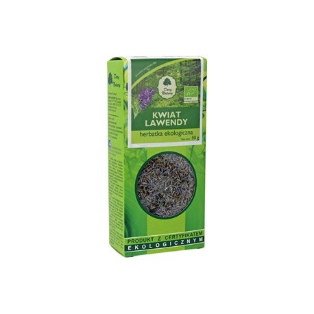 HERBATKA Z KWIATU LAWENDY BIO 50 g - DARY NATURY