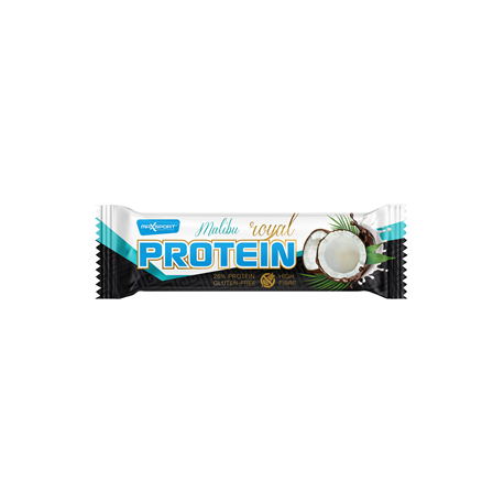 BATON PROTEINOWY Z KOKOSEM W MLECZNEJ CZEKOLADZIE BEZGLUTENOWY 60 g - MAXSPORT