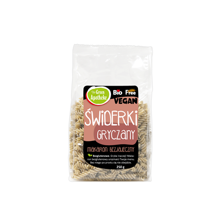 MAKARON (GRYCZANY) ŚWIDERKI BEZGLUTENOWY BIO 250 g - APOTHEKE