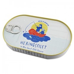 ŚLEDŹ MSC FILETY W BIO SOSIE MUSZTARDOWO - KOPERKOWYM 200 g (120 g) - HEIN i GRAETJE