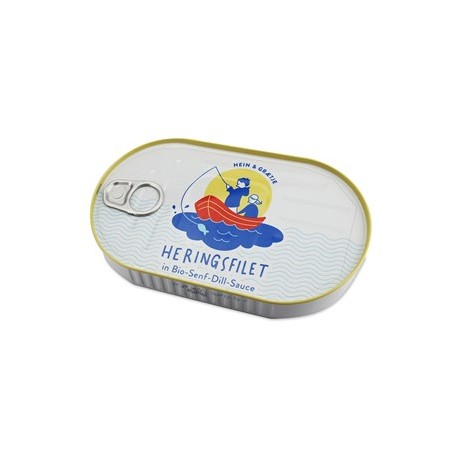 ŚLEDŹ MSC FILETY W BIO SOSIE MUSZTARDOWO - KOPERKOWYM 200 g (120 g) - HEIN i GRAETJE