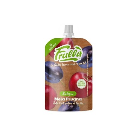 MUS JABŁKO - ŚLIWKA BEZ DODATKU CUKRÓW BIO 100 g - NATURA NUOVA