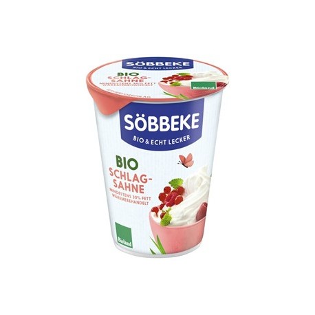 ŚMIETANKA KREMOWA SŁODKA (30 % TŁUSZCZU) BIO 200 g - SOBBEKE