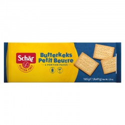 HERBATNIKI MAŚLANE BEZGLUTENOWE 165G - SCHÄR