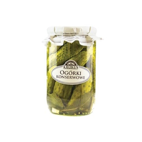 OGÓRKI KONSERWOWE 650 g (320 g) - KROKUS