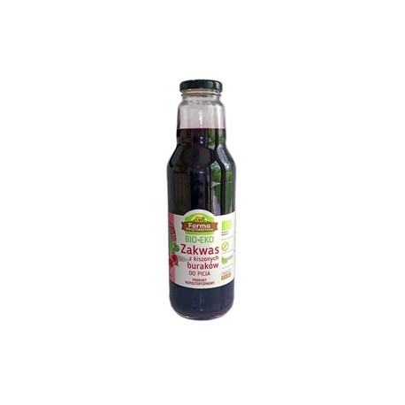 ZAKWAS Z BURAKÓW KISZONYCH NIEPASTERYZOWANY BEZGLUTENOWY BIO 700 ml - FARMA ŚWIĘTOKRZYSKA
