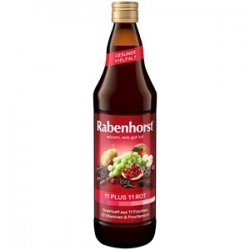 SOK WIELOOWOCOWY (CZERWONY) MULTIWITAMINA 11 PLUS 11 NFC 750 ml - RABENHORST