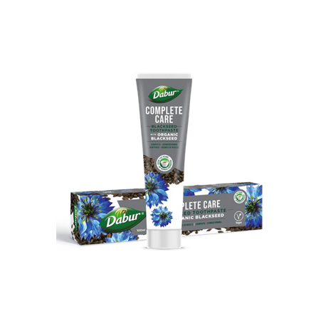 PASTA DO ZĘBÓW KOMPLEKSOWA PIELĘGNACJA Z CZARNUSZKĄ BEZ FLUORU 100 ml - DABUR