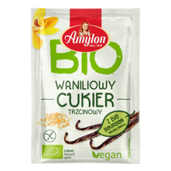 CUKIER Z WANILIĄ BOURBON BEZGLUTENOWY BIO 8 g - AMYLON
