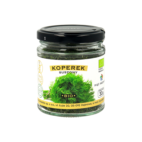 KOPEREK SUSZONY BEZGLUTENOWY BIO 30 g - PIĘĆ PRZEMIAN